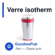 Verre isotherme personnalisable Fresno avec logo - Miniature 11