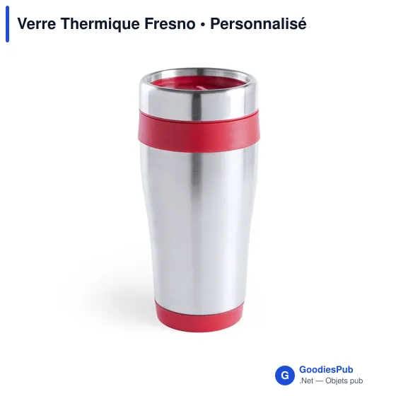 Verre isotherme personnalisable Fresno avec logo - Image 11