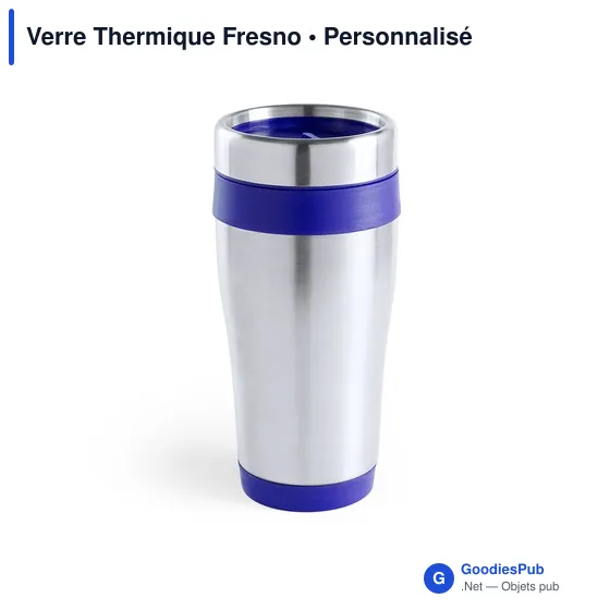 Verre isotherme personnalisable Fresno avec logo - Image 5
