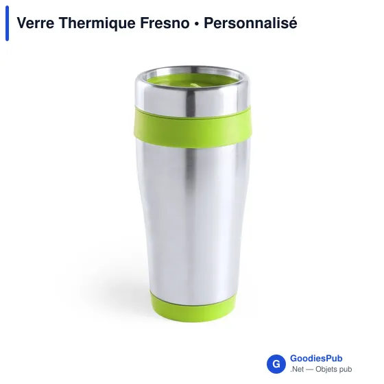 Verre isotherme personnalisable Fresno avec logo - Image 9