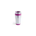 Variante fuchsia - Verre isotherme personnalisable Fresno avec logo