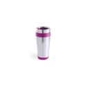 Variante fuchsia - Verre isotherme personnalisable Fresno avec logo