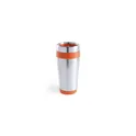 Variante orange - Verre isotherme personnalisable Fresno avec logo