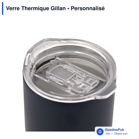 Verre thermique personnalisable Gillan avec logo - 500 ml - Image 12