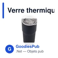 Verre thermique personnalisable Gillan avec logo - 500 ml - Miniature 5