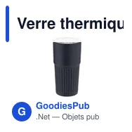 Verre thermique personnalisable Gillan avec logo - 500 ml - Miniature 8