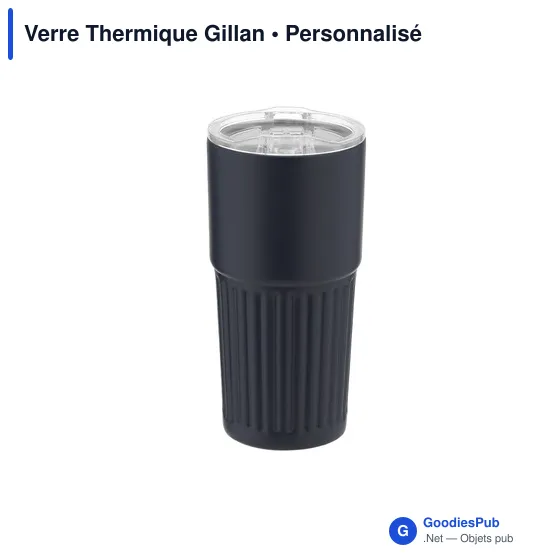 Verre thermique personnalisable Gillan avec logo - 500 ml - Image 8