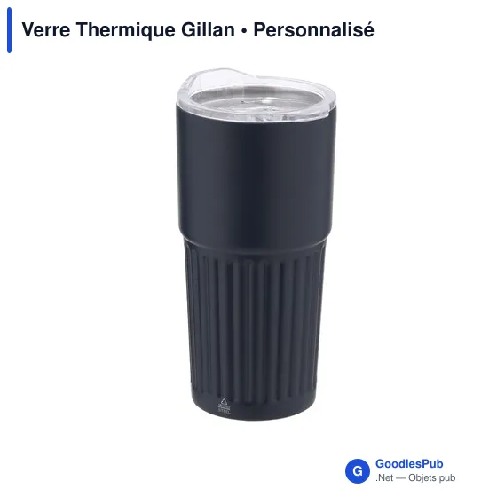 Verre thermique personnalisable Gillan avec logo - 500 ml - Image 9