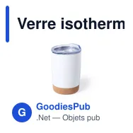 Verre isotherme personnalisable Nerux avec logo - Miniature 1