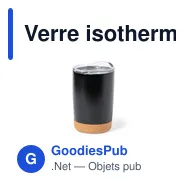 Verre isotherme personnalisable Nerux avec logo - Miniature 12
