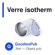 Verre isotherme personnalisable Nerux avec logo - Miniature 3