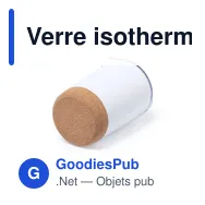 Verre isotherme personnalisable Nerux avec logo - Miniature 4