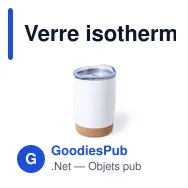 Verre isotherme personnalisable Nerux avec logo - Miniature 5
