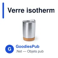 Verre isotherme personnalisable Nerux avec logo - Miniature 8