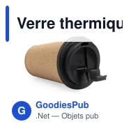 Verre thermique personnalisable Plibun avec logo - 350 ml - Miniature 2