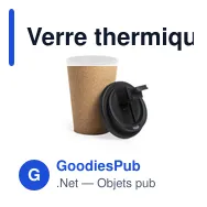 Verre thermique personnalisable Plibun avec logo - 350 ml - Miniature 3