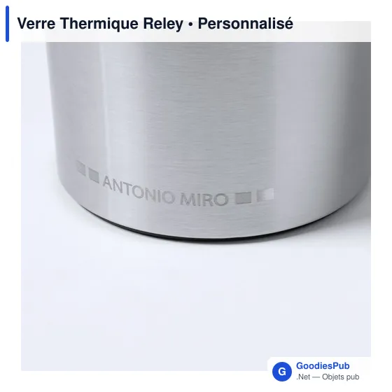 Mug isotherme personnalisable en acier inoxydable avec logo - Image 5