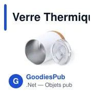 Verre Thermique Sublimation Barker - Miniature 4