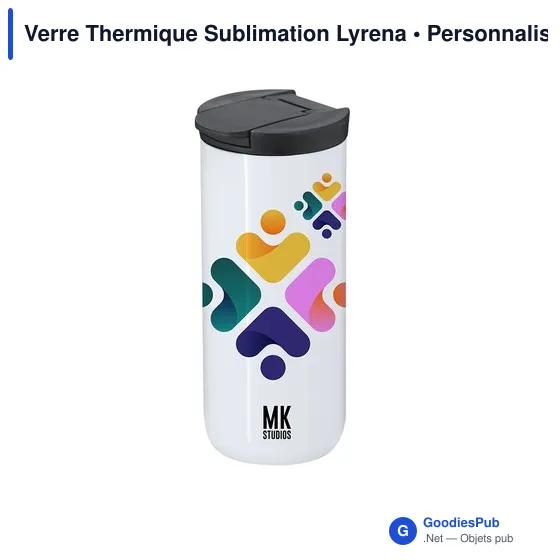 Gobelet thermique personnalisable en acier inoxydable - Verre Thermiqueavec logo - Image 6