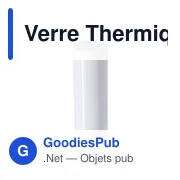 Verre Thermique Sublimation Mizu - Miniature 2