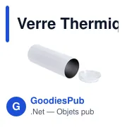 Verre Thermique Sublimation Mizu - Miniature 4