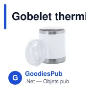 Gobelet thermique personnalisable en acier inoxydable - Verre Thermiqueavec logo - Miniature 4