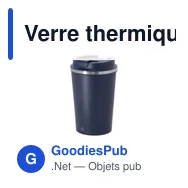 Verre thermique personnalisable Thira avec logo - 350 ml en acier recyclé - Miniature 11