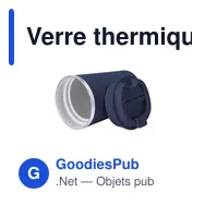 Verre thermique personnalisable Thira avec logo - 350 ml en acier recyclé - Miniature 8