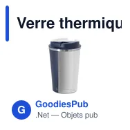 Verre thermique personnalisable Thira avec logo - 350 ml en acier recyclé - Miniature 10
