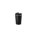 Variante noir - Verre thermique personnalisable Thira avec logo - 350 ml en acier recyclé