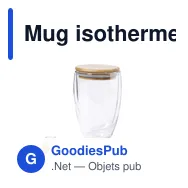 Mug isotherme personnalisable avec logo pour entreprises - Miniature 1