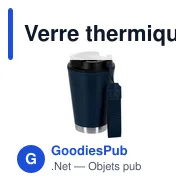 Verre thermique personnalisable avec logo - Wirten - Miniature 3