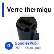 Verre thermique personnalisable avec logo - Wirten - Miniature 7