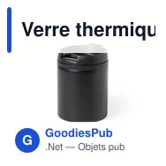 Verre thermique personnalisable Zirgul avec logo - 160 ml - Miniature 11