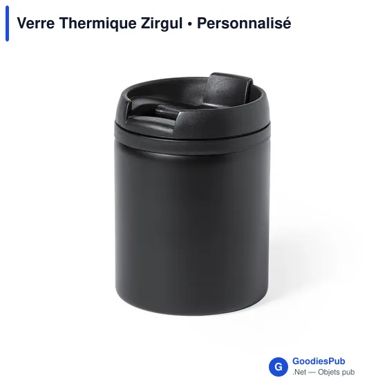 Verre thermique personnalisable Zirgul avec logo - 160 ml - Image 11