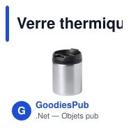 Verre thermique personnalisable Zirgul avec logo - 160 ml - Miniature 12
