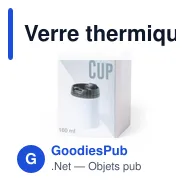 Verre thermique personnalisable Zirgul avec logo - 160 ml - Miniature 8