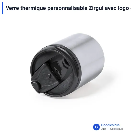 Verre thermique personnalisable Zirgul avec logo - 160 ml - Image 9