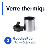 Verre thermique personnalisable Zirgul avec logo - 160 ml - Miniature 10