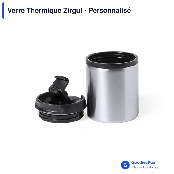 Verre thermique personnalisable Zirgul avec logo - 160 ml - Image 10