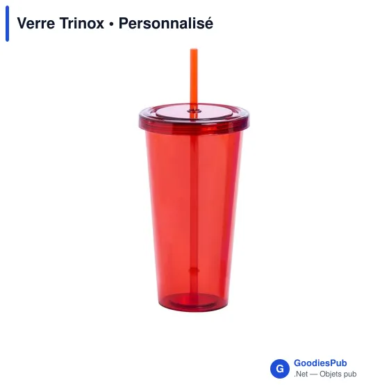 Verre réutilisable personnalisable Trinox avec logo - Image 10