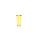 Variante jaune - Verre réutilisable personnalisable Trinox avec logo
