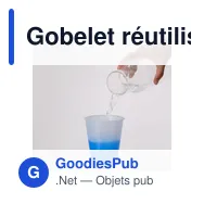 Gobelet réutilisable personnalisable Yanin avec logo - Miniature 4