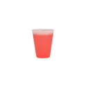 Variante rouge - Gobelet réutilisable personnalisable Yanin avec logo