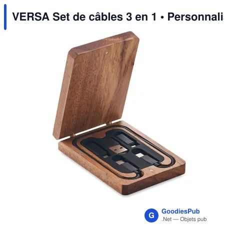 VERSA Set de câbles 3 en 1
