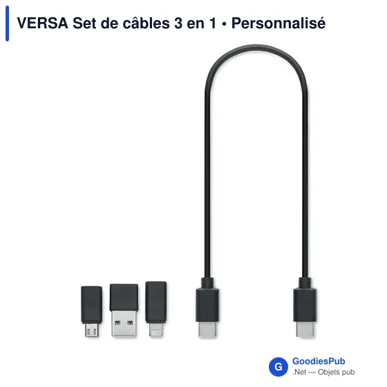 VERSA Set de câbles 3 en 1 - Image 2