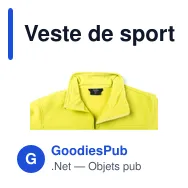Veste de sport personnalisable avec logo pour entreprise - Miniature 6