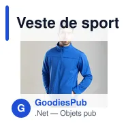 Veste de sport personnalisable avec logo pour entreprise - Miniature 8