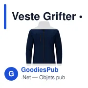 Veste Grifter - Miniature 6