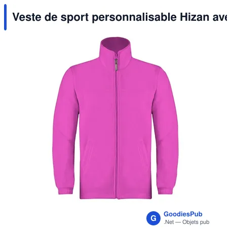 Veste de sport personnalisable Hizan avec logo